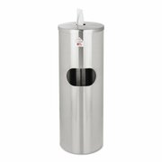 2Xl Standing Stainless Wipes Dispener, Cylindrical, 5gal, Stainless Steel TXL L65